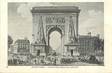 CPA FRANCE 75002 "Ancien Paris, la porte Saint Denis sous Louis XVI"