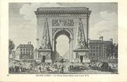 75 Pari CPA FRANCE 75002 "Ancien Paris, la porte Saint Denis sous Louis XVI"