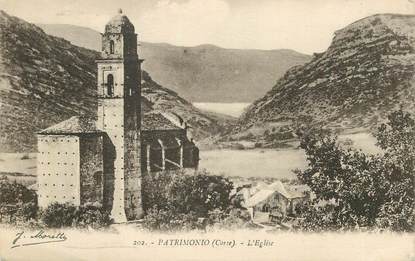 CPA FRANCE 20 "Corse, Patrimonio, l'Eglise"