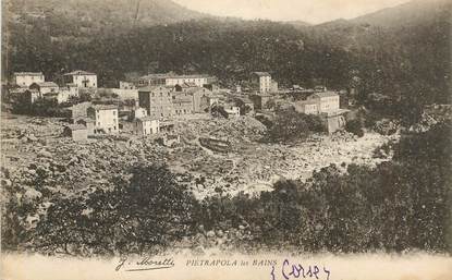 CPA FRANCE 20 "Corse, Pietrapola les Bains"