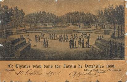 CPA FRANCE 78 "Versailles, le théâtre d'eau dans les jardins de Versaille"