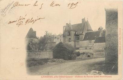 CPA FRANCE 89 "Lichères, château de Faulin"