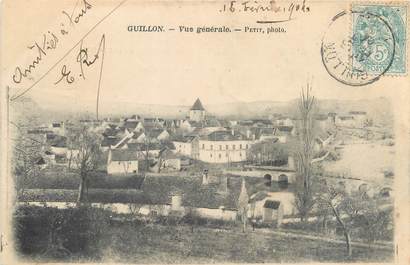 CPA FRANCE 89 "Guillon, vue générale"