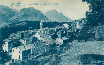 CPA FRANCE 20 "Corse, Evisa,  vue générale"