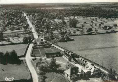 CPSM FRANCE 89 "Villechetive, rue principale, vue aérienne"