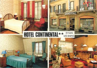 CPSM FRANCE 74 "Evian Les Bains, hôtel Continental"