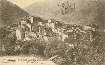 CPA FRANCE 20 "Corse, Sainte Lucie de Tallano, vue générale "