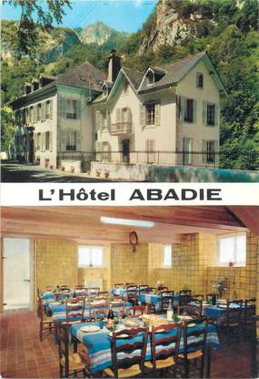 CPSM FRANCE 64 "Les Eaux Chaudes, l'hôtel Abadie"