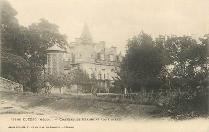 / CPA FRANCE 33 "Cussac, château de beaumont"