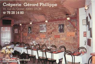 CPSM FRANCE 69 "Lyon, crêperie Gérard Philippe"