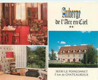 CPSM FRANCE 36 "Le Poinconnet, auberge de l'Arc en Ciel"