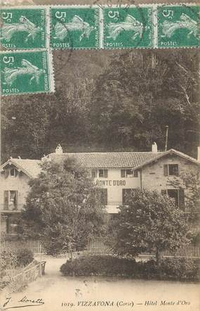 CPA FRANCE 20 "Corse, Vizzavona , Hotel monte d'Oro "