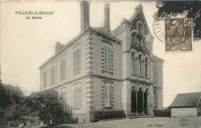 CPA FRANCE 89 "Villiers Saint Benoit, la mairie"