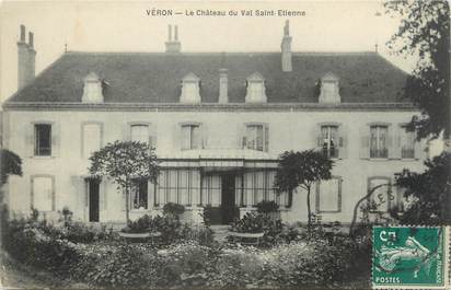 CPA FRANCE 89 "Veron, le château du Val Saint Etienne"