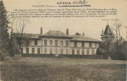 CPA FRANCE 89 "Val de Mercy, le château de M de Waru"