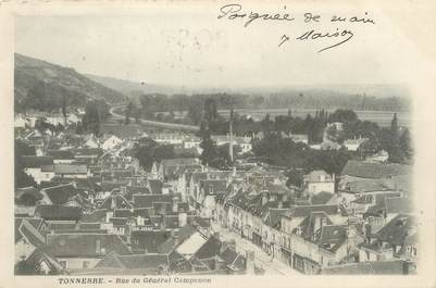 CPA FRANCE 89 "Tonnerre, rue du Général Campenon"