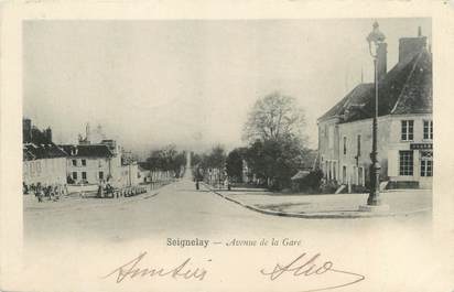 CPA FRANCE 89 "Seignelay, avenue de la gare "