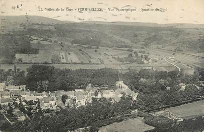 CPA FRANCE 89 "Sermizelles, vue panoramique, quartier du pont"