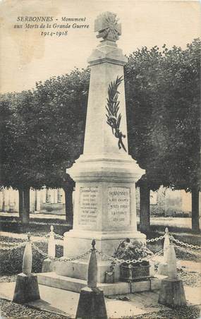 CPA FRANCE 89 "Serbonnes, monument aux morts"