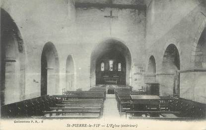 CPA FRANCE 89 "Saint Pierre le Vif, l'église"
