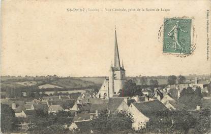 CPA FRANCE 89 "Saint Privé, vue générale"