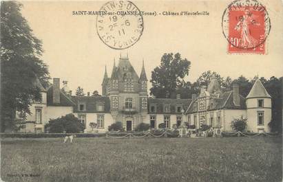 CPA FRANCE 89 "Saint Martin sur Ouanne, château d'Hautefeuille"