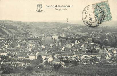 CPA FRANCE 89 "Saint Julien du Sault, vue générale"