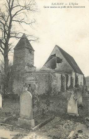 CPA FRANCE 89 "Saligny, l'église"