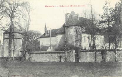 CPA FRANCE 89 "Ouanne, château de Minière"