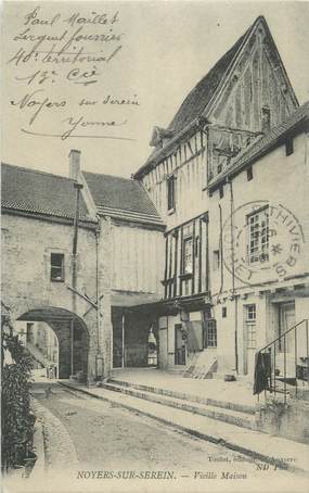 CPA FRANCE 89 "Noyers sur Serein, vieille maison"