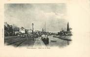 27 Eure / CPA FRANCE 27 "Pont Audemer, quai de la Riscle"