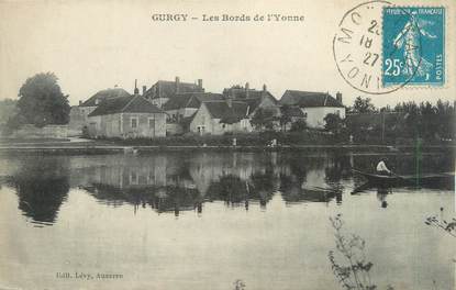 CPA FRANCE 89 "Gurgy, Les bords de l'Yonne "