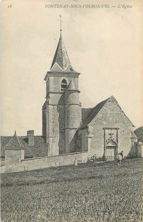 CPA FRANCE 89 "Fontenay sous Fouronnes, l'église"