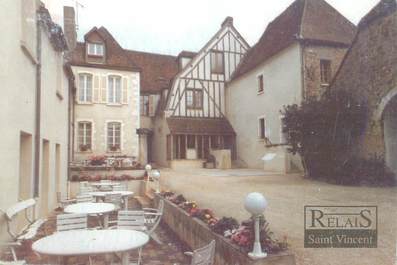 CPSM FRANCE 89 "Ligny Le Chatel, hôtel restaurant Relais Saint Vincent"