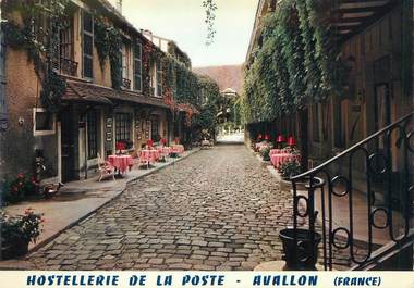 CPSM FRANCE 89 "Avallon, hostellerie de la poste"