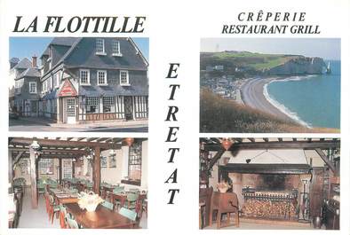 CPSM FRANCE 76 "Etretat, restaurant La Flottille"