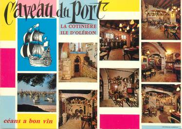 CPSM FRANCE 17 "Ile d'Oleron, restaurant caveau du port"