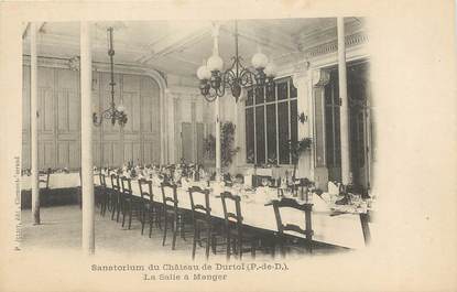 / CPA FRANCE 63 "Sanatorium du château de Durtol, la salle à manger"