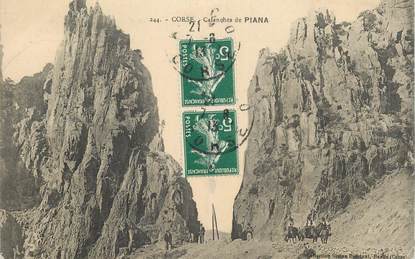 CPA FRANCE 20 "Corse, calanches de Piana"