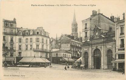 CPA FRANCE 92 "Saint Cloud, Place d'Armes"