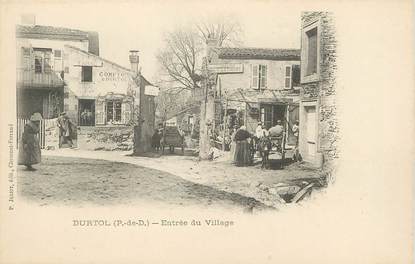 / CPA FRANCE 63 "Durtol, entrée du village"