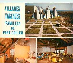 CPSM FRANCE 56 "Belle Ile en Mer, Le Palais, village vacances Familles de Port Collen"
