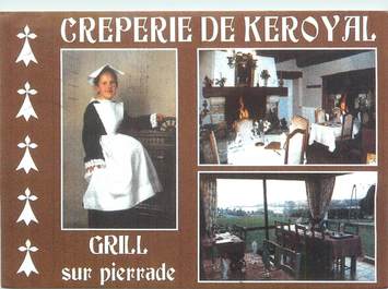 CPSM FRANCE 56 "Auray, crêperie de Keroyal"