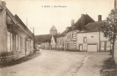 CPA FRANCE 89 "Dracy, rue principale"