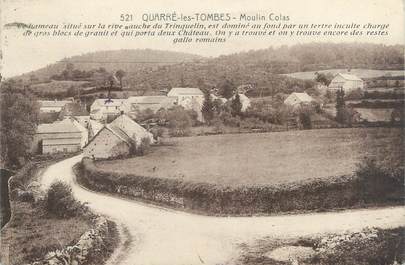 CPA FRANCE 89 "Quarré les Tombes, le moulin Colas "