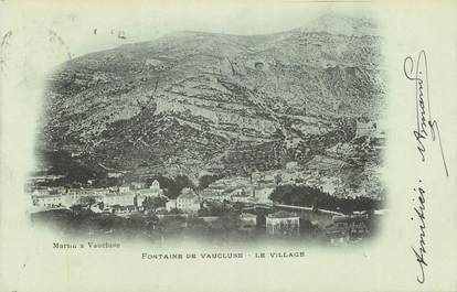 CPA FRANCE 84 "Fontaine de Vaucluse, le village"