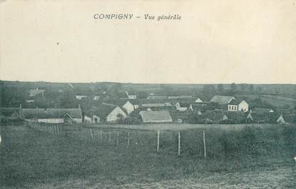 CPA FRANCE 89 "Compigny, vue générale"