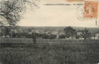 CPA FRANCE 89 "Courson les Carrières, vue générale"