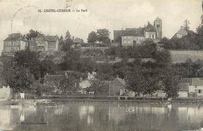 CPA FRANCE 89 "Chatel Censoir, le port"