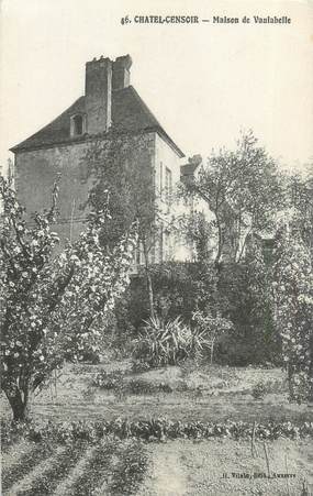 CPA FRANCE 89 "Chatel Censoir, maison de Vaulabelle"